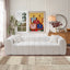 Marshmallow Cloud Compressed Sofa – 102.7" Oversized 4-Seat Boucle Living Room Sofa