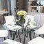 38.6-inch Round Tempered Glass Table Top – 0.4-inch Thick with Beveled Polished Edge