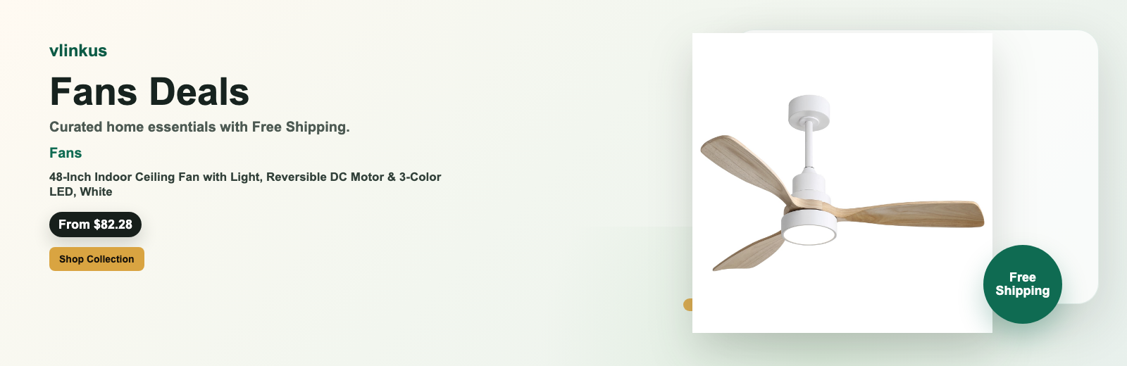 Fans free shipping banner by vlinkus