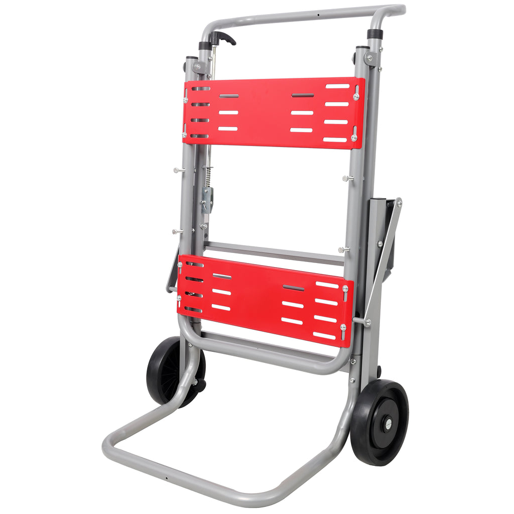 Rolling Foldable Table Saw Stand – Heavy-Duty Steel, 330 lb Capacity, Adjustable Height & 8" Wheels
