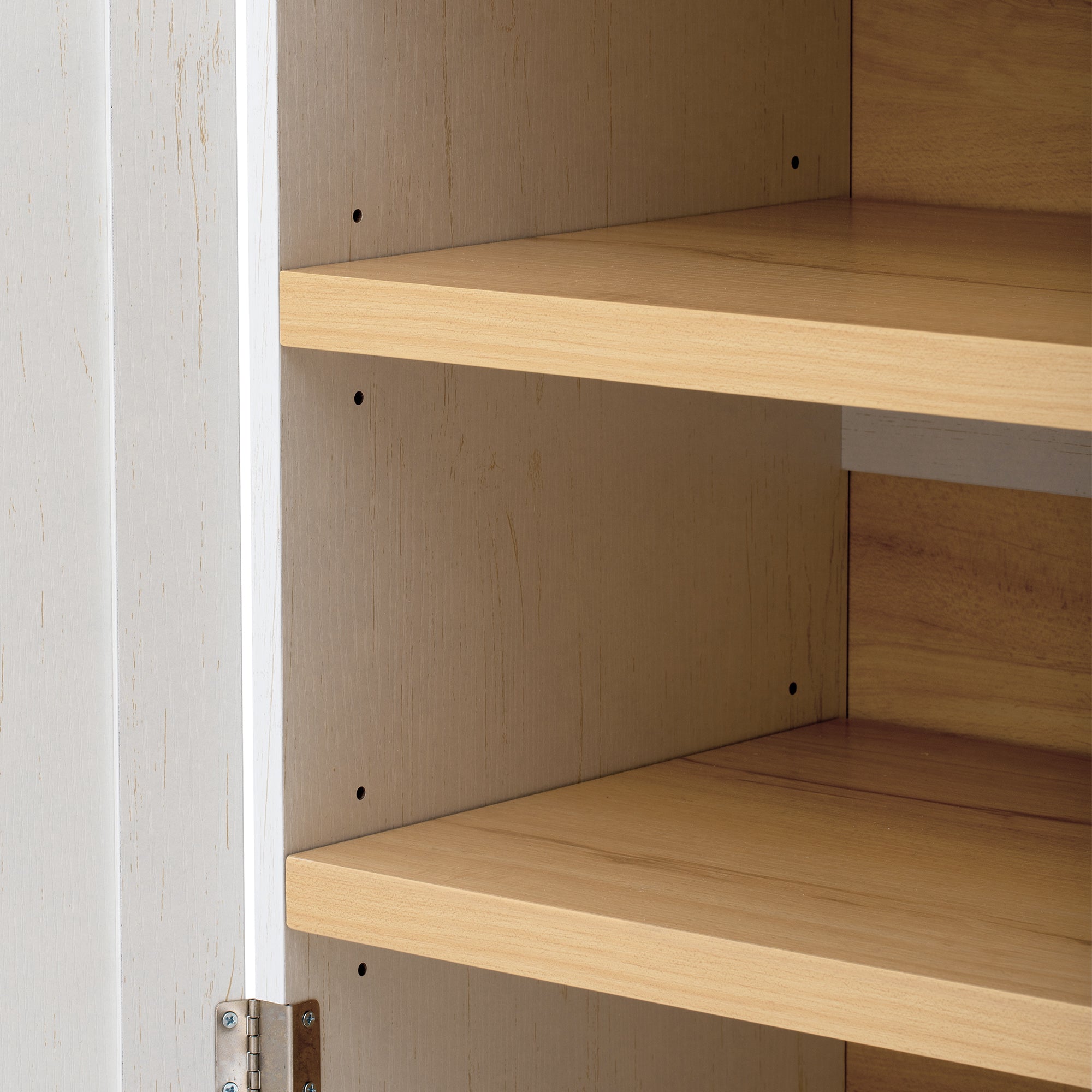78.2" Tall Farmhouse Kitchen Pantry Cabinet – White, 6 Doors, 4 Adjustable Shelves, Hidden Drawer & Wine Rack