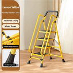 Ladder folded vertically showing compact storage profile