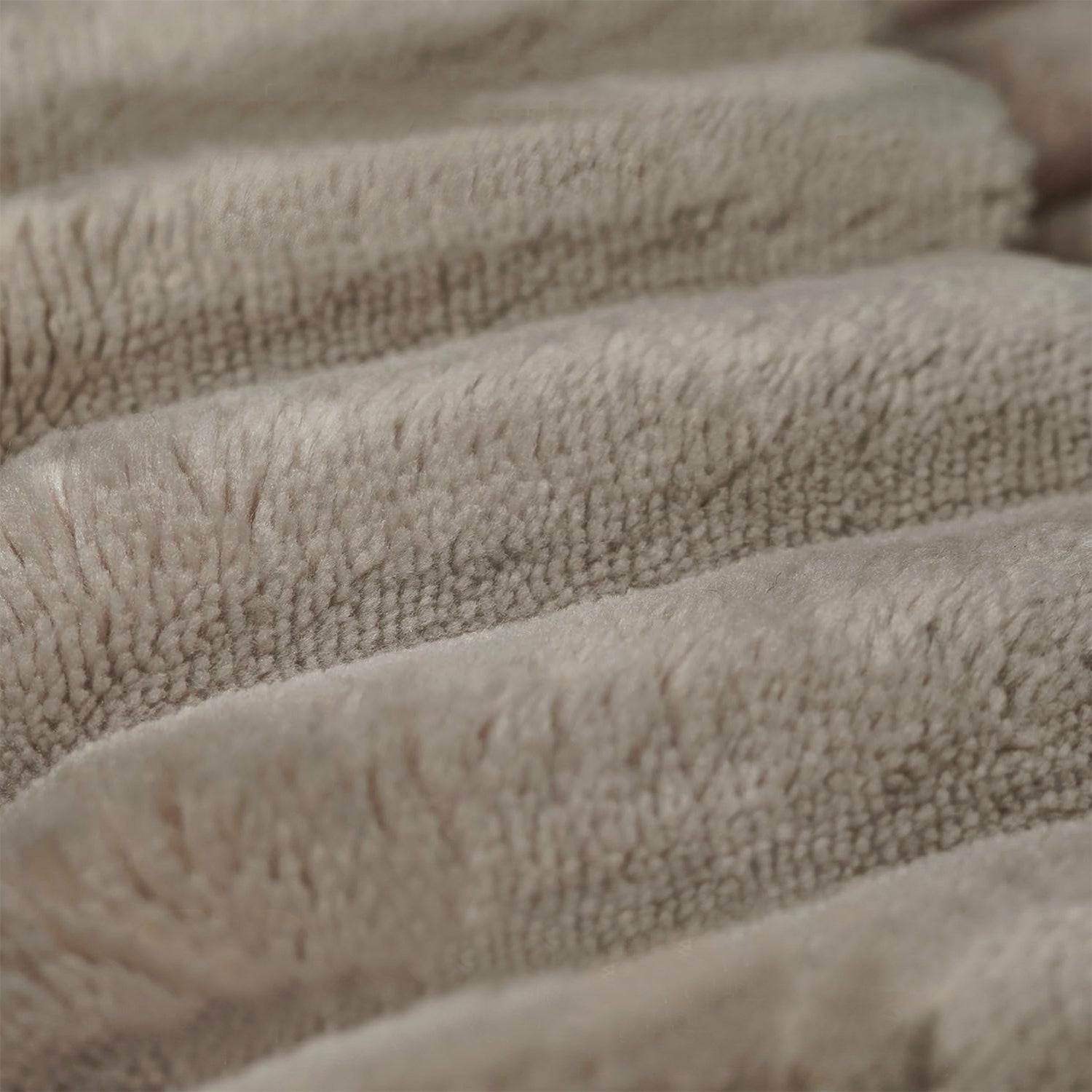 Camel Plush Corduroy Ottoman – No Assembly Required