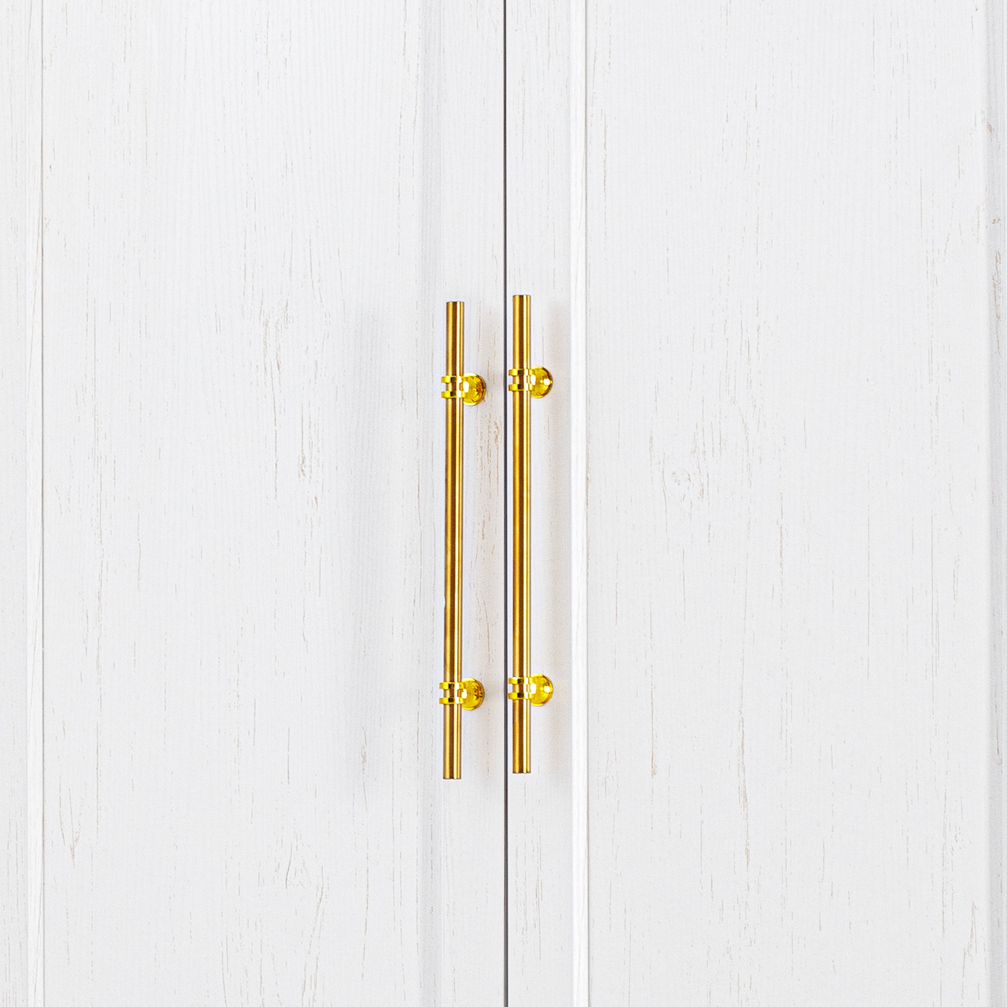 78.2" Farmhouse Kitchen Pantry Cabinet with 4 Doors, 3 Drawers & Adjustable Shelves, Retro White