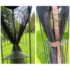 13 ft x 10 ft Outdoor Gazebo with Double-Tier Roof & Detachable Mosquito Net - product detail image 10