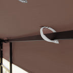 10x10 ft Double-Tiered Gazebo Replacement Canopy – Polyester, UV-Resistant, Drain Holes - product detail image 5