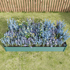 Metal Raised Garden Bed Kit – 7.6 ft x 3.7 ft x 0.98 ft, Green - product detail image 8