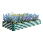 Metal Raised Garden Bed Kit – 7.6 ft x 3.7 ft x 0.98 ft, Green - product detail image 10