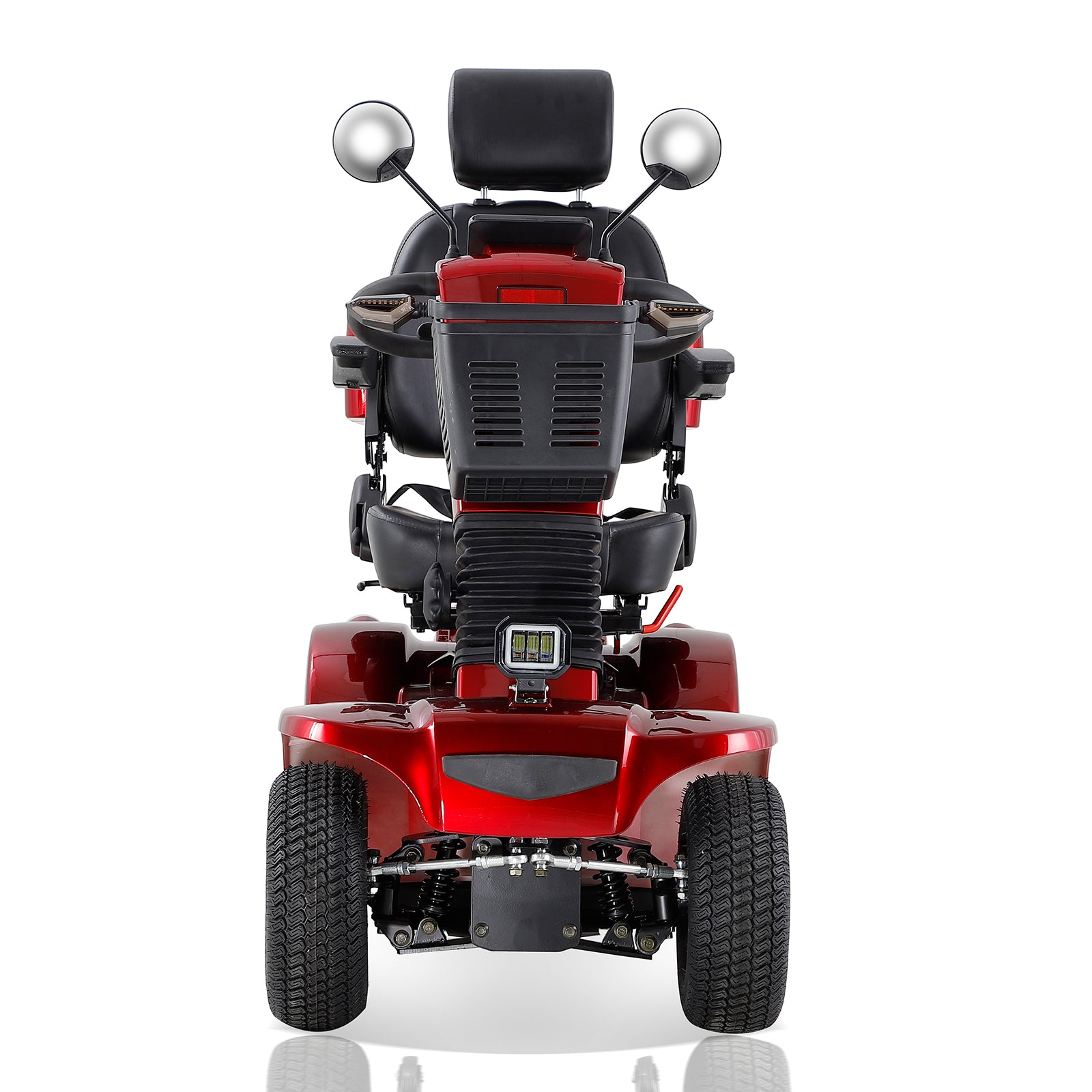 Red Heavy-Duty Mobility Scooter for Seniors – ABS+PC Frame - product detail image 6
