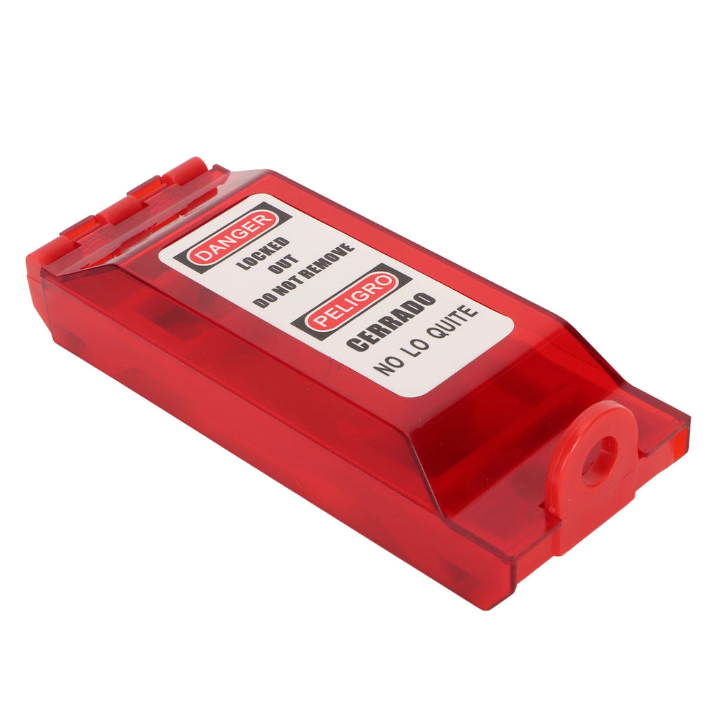 Red Wall Switch Flip Cover – Flame Retardant Electrical Lockout Cover for US Toggle Switches - product detail image 6