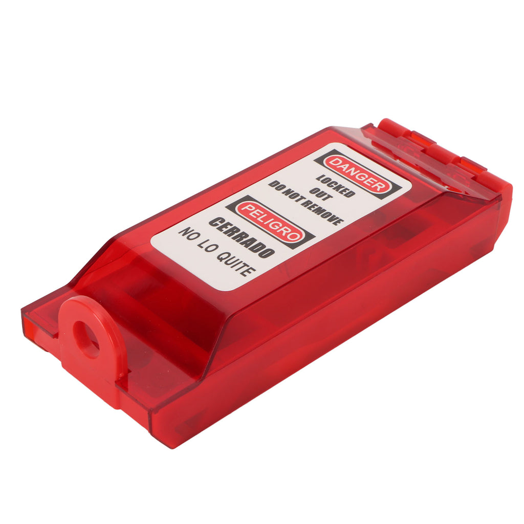 Red Wall Switch Flip Cover – Flame Retardant Electrical Lockout Cover for US Toggle Switches - product detail image 4