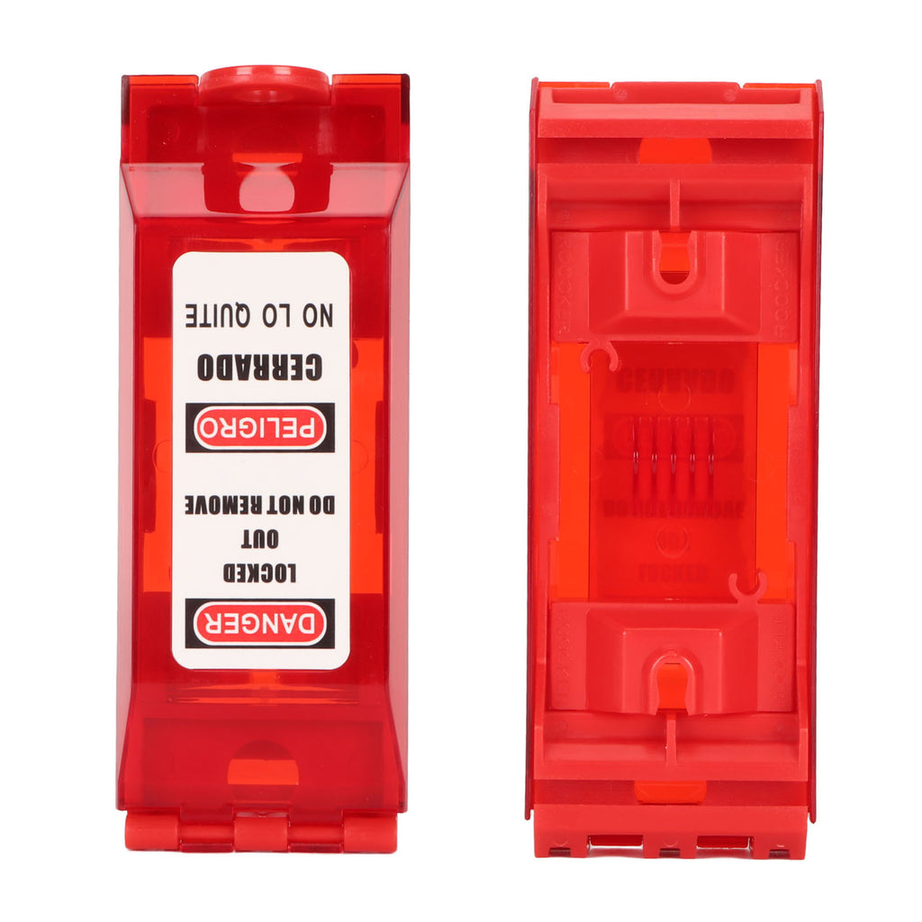 Red Wall Switch Flip Cover – Flame Retardant Electrical Lockout Cover for US Toggle Switches - product detail image 9