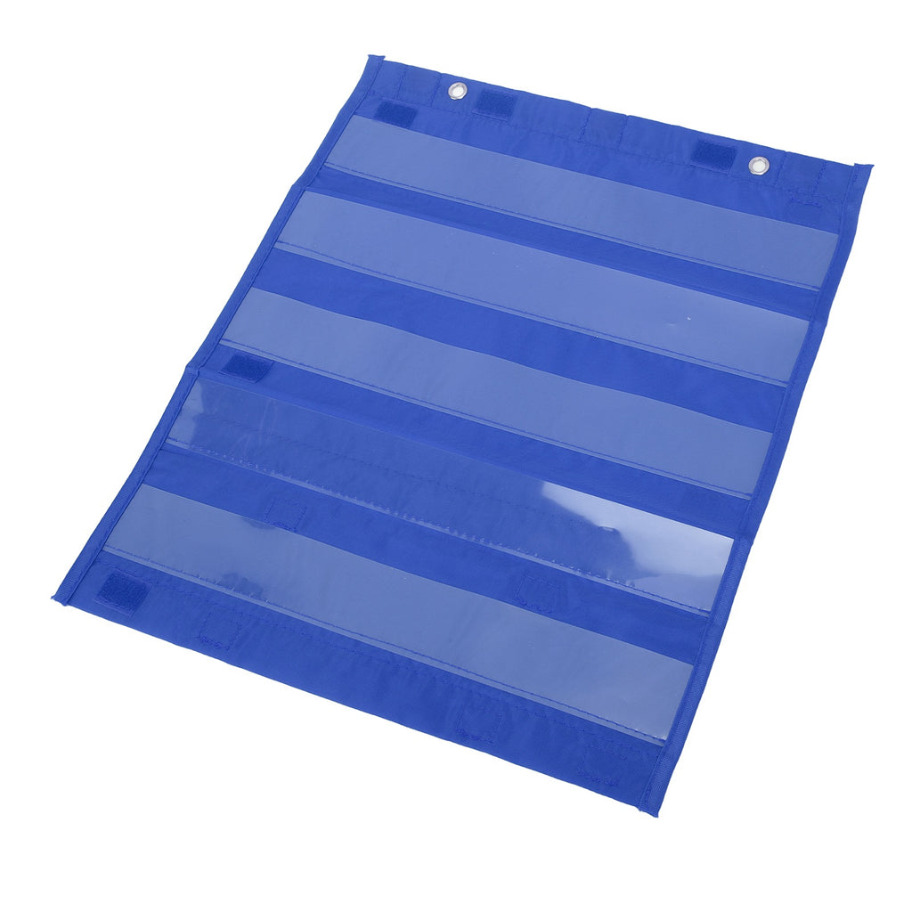 5-Row Magnetic Transparent Pocket Chart for Classroom or Homeschool Use - product detail image 7