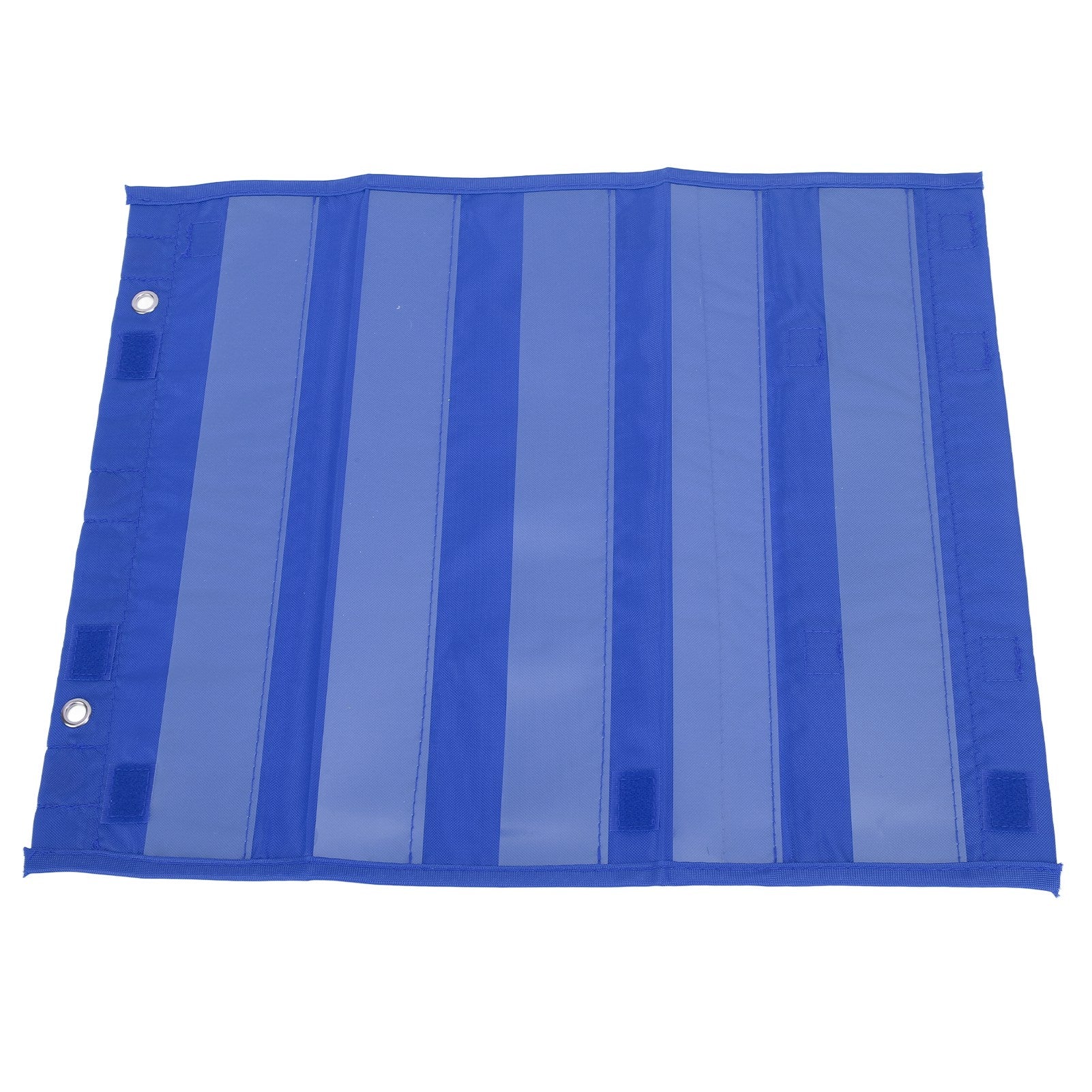 Side view showing thickness and magnetic backing of the pocket chart