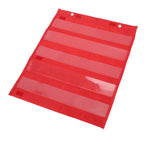 Magnetic 5-Row Transparent Pocket Chart for Classroom or Homeschool Use - product detail image 7