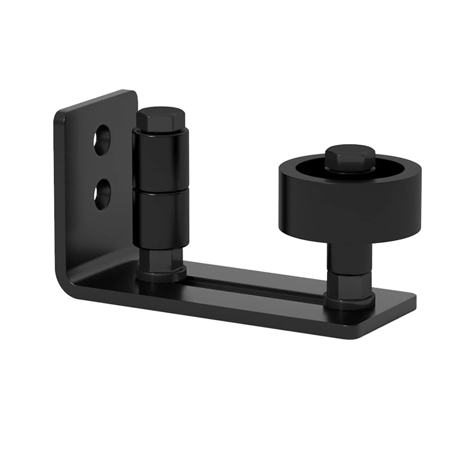 6.6 ft Heavy-Duty Sliding Barn Door Hardware Kit – Black Steel, 220 lb Capacity - product detail image 6