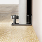 28" x 80" Melamine Sliding Barn Door Kit with Track, Floor Guide & Handle - product detail image 9