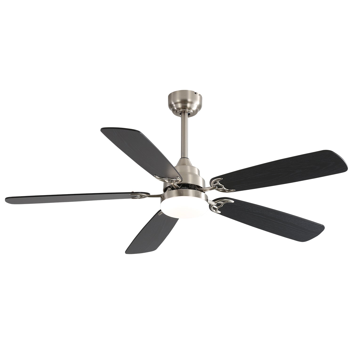 52 Inch Modern Ceiling Fan with LED Light, Reversible DC Motor, Remote Control Secondary image