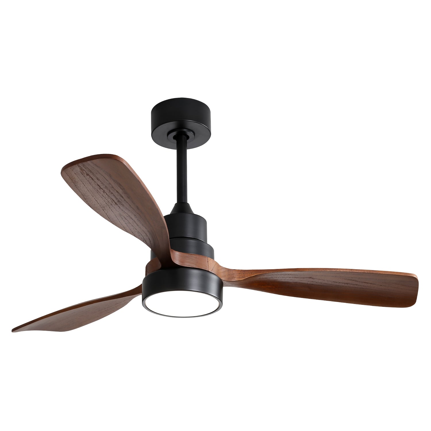 48-Inch Reversible DC Ceiling Fan with Solid Wood Blades and Remote Main image