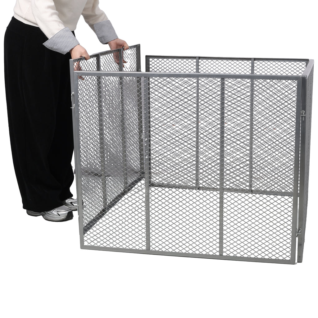 172-Gallon Outdoor Compost Bin – Rust-Proof Metal Wire Mesh Composter for Yard & Kitchen Waste