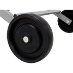Rolling Foldable Table Saw Stand – Heavy-Duty Steel, 330 lb Capacity, Adjustable Height & 8" Wheels