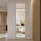 59 in x 16 in Full Length Wall Mirror – 5mm Copper-Free Silver Glass, Shatter-Resistant Backing