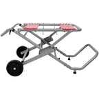 Rolling Foldable Table Saw Stand – Heavy-Duty Steel, 330 lb Capacity, Adjustable Height & 8" Wheels