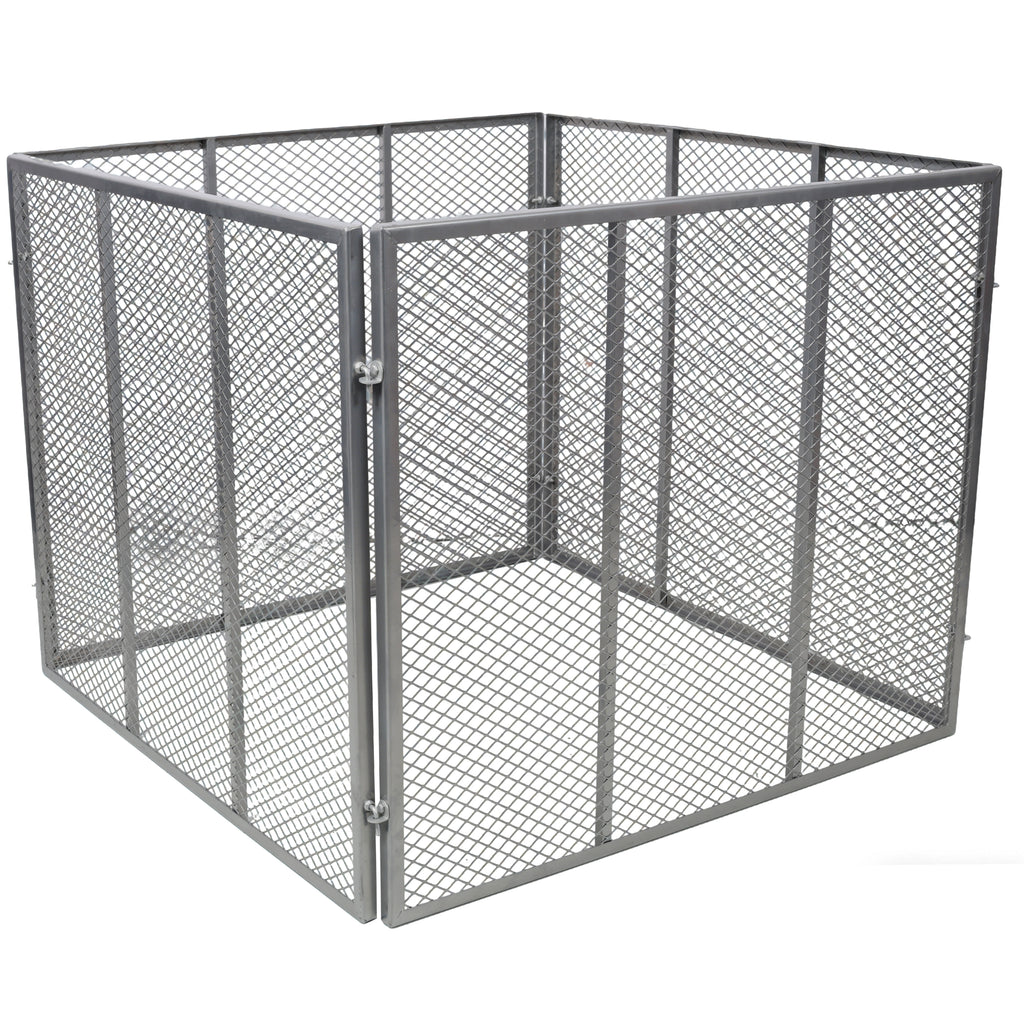 172-Gallon Outdoor Compost Bin – Rust-Proof Metal Wire Mesh Composter for Yard & Kitchen Waste