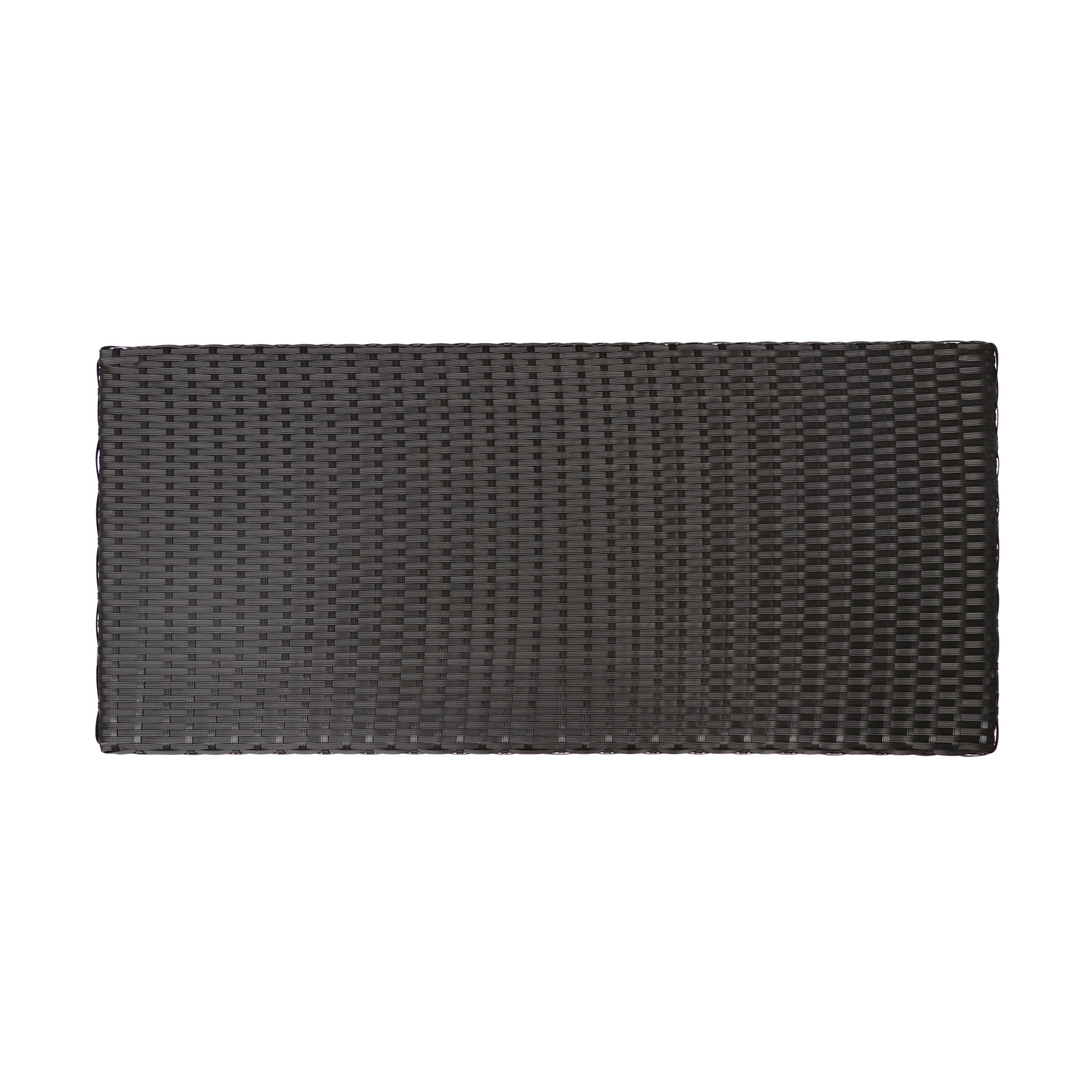 ST Lucia Outdoor Coffee Table – Weather-Resistant Rattan & Steel - product detail image 7