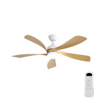 52 Inch Modern Ceiling Fan with Dimmable 3-CCT LED Light, Reversible DC Motor & Remote