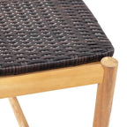 Cambria 3-Seater Outdoor Bench in Teak Acacia Wood - product detail image 10