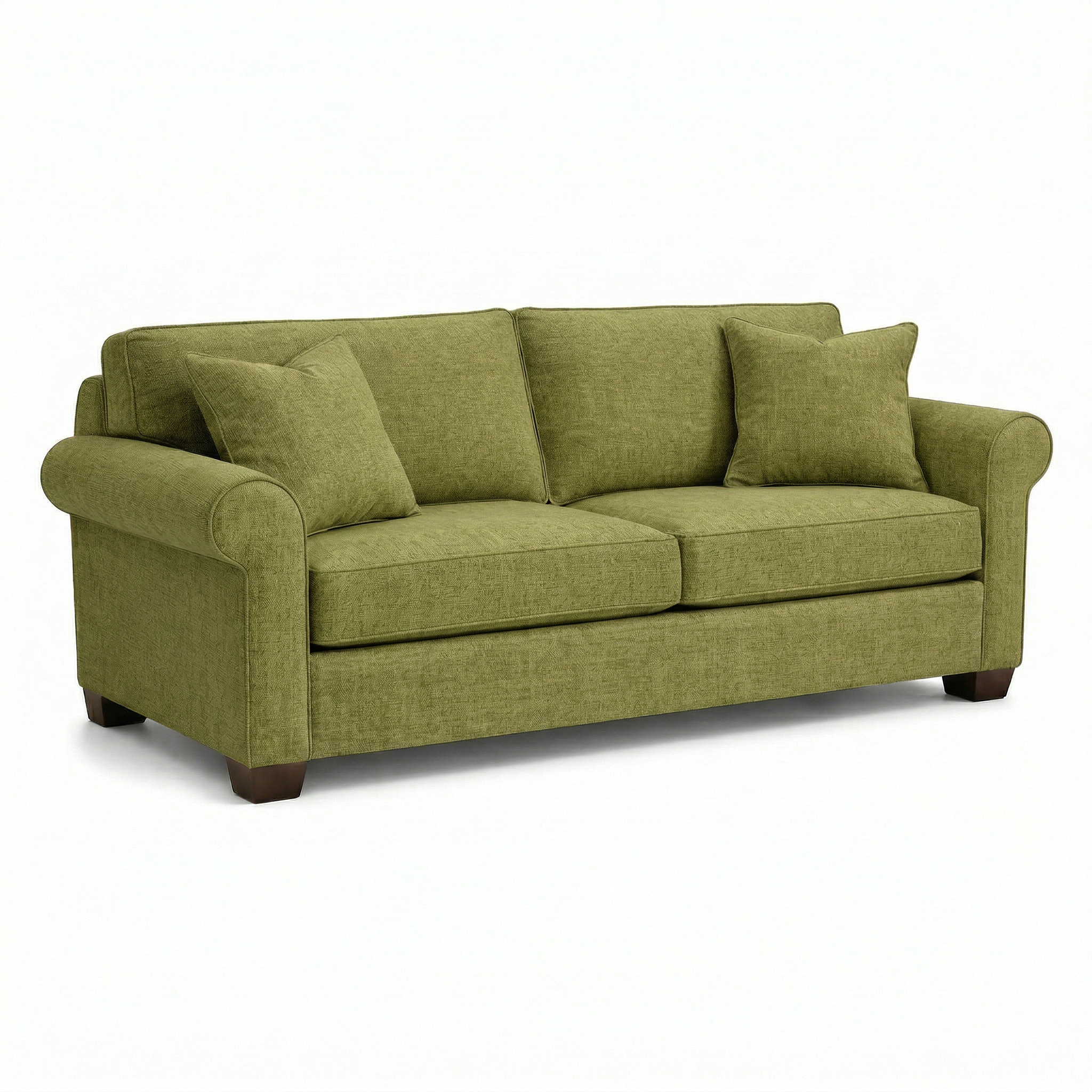 Irlanda 2-Seat Sofa – Made in USA, Polyester Upholstery, Rolled Arms - product detail image 10