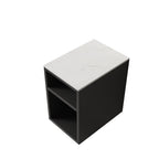 72" Freestanding Double Bathroom Vanity with Ceramic Vessel Sinks & Carrara White Countertop - product detail image 6