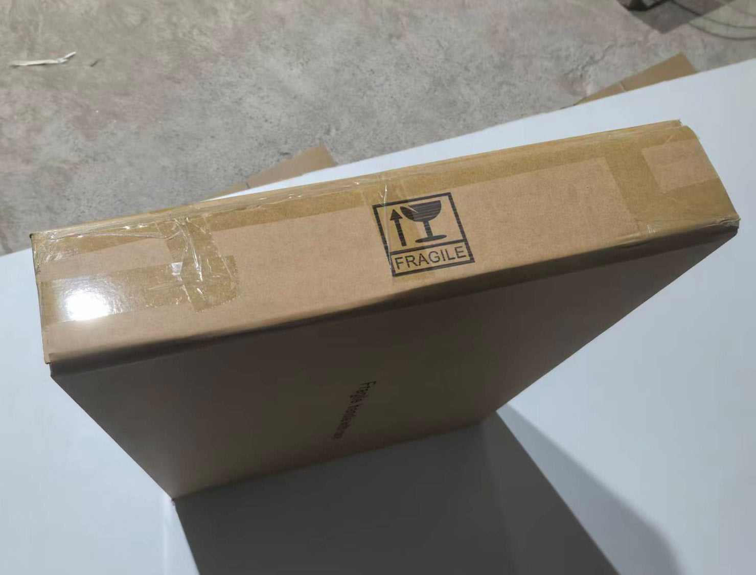 Extra Large LED Mirror Vanity Set with Full-Body Cabinet & Cushioned Stool