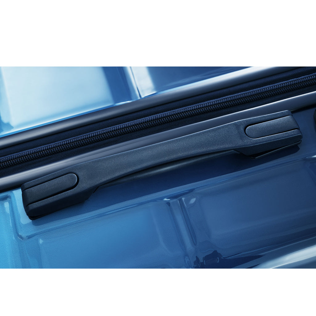 3-Piece ABS+PC Hard Shell Luggage Set with USB Charging Port – Gradient Blue
