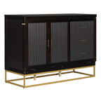 Queen Murphy Bed Cabinet with Espresso Finish, Free-Standing Fold-Out Design