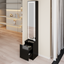 LED Full-Length Dressing Mirror Cabinet with Adjustable Brightness & Multi-Layer Storage