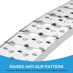 7.5 ft Aluminum Folding Loading Ramps for Pickup Trucks – 1500 lb Capacity, Anti-Slip Surface, 2-Piece Set