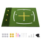 5'x4' Indoor/Outdoor Golf Hitting Mat with Cross Stance Guide & 7 Tee Positions