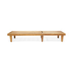 Nadine Wooden Chaise Lounge Chair – Adjustable Outdoor Patio Lounger