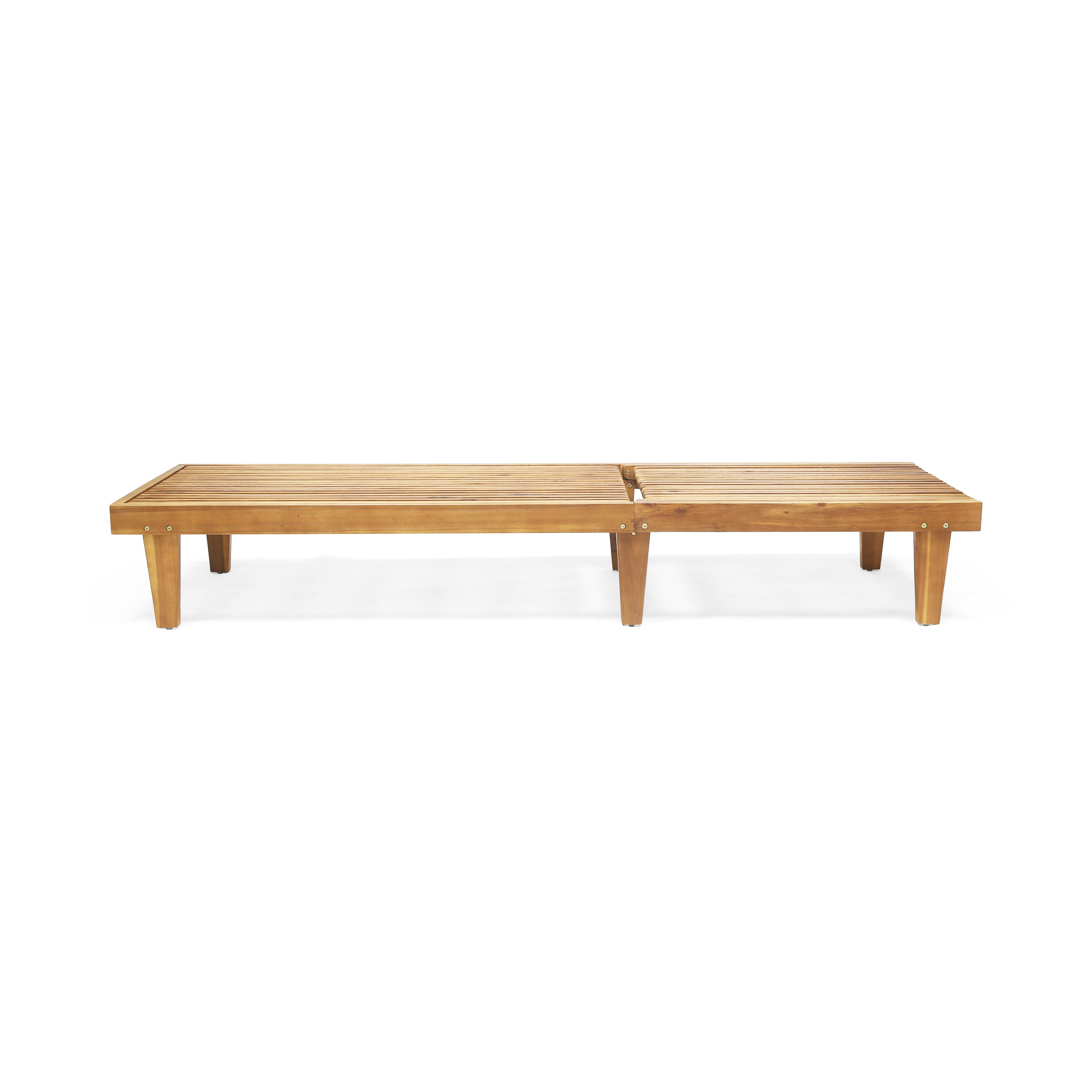 Nadine Wooden Chaise Lounge Chair – Adjustable Outdoor Patio Lounger