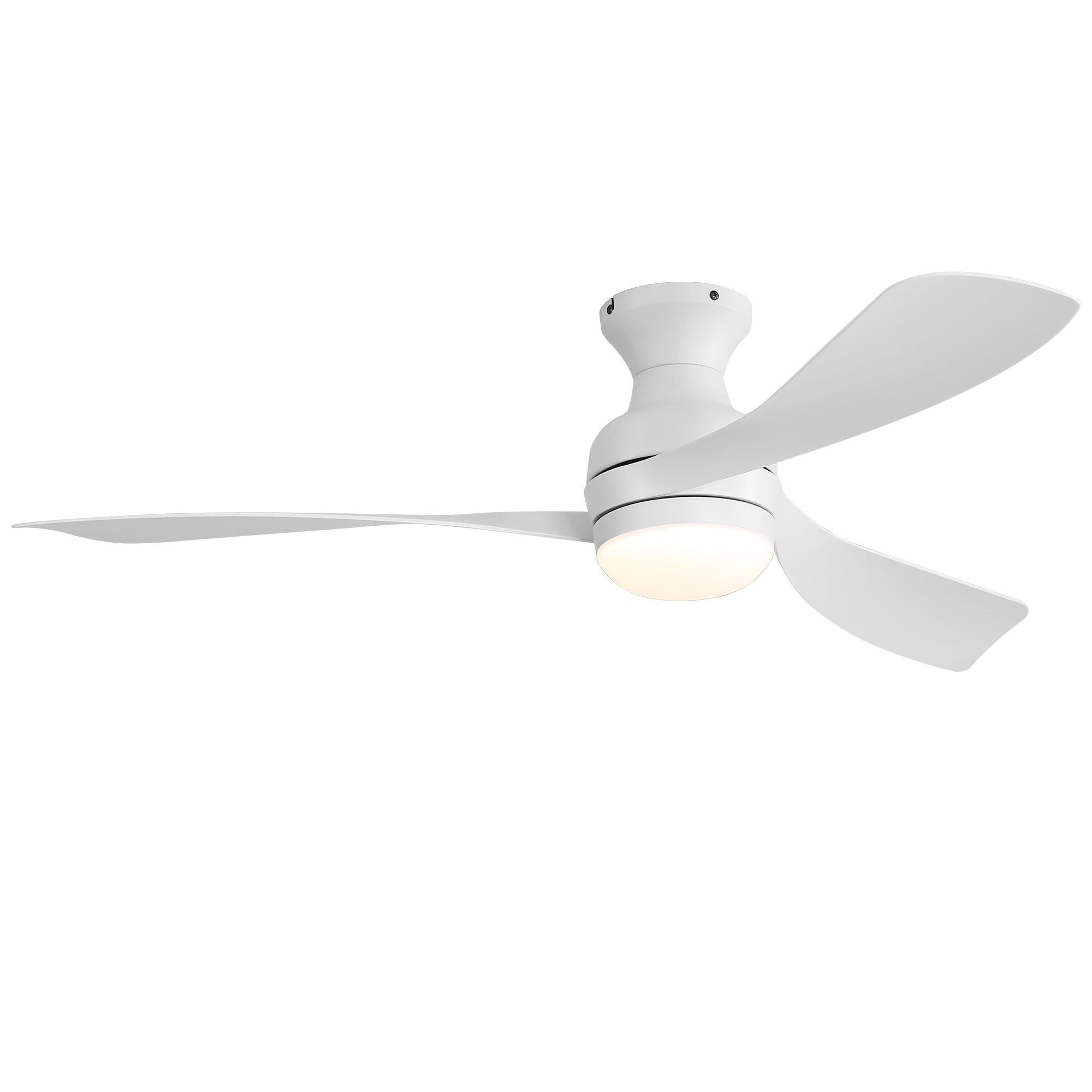 52-inch Low Profile Ceiling Fan with Dimmable Tri-Color LED Light and Quiet DC Motor Secondary image