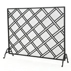 Christopher Knight Home Iron Fireplace Fire Screen – Black - product detail image 8