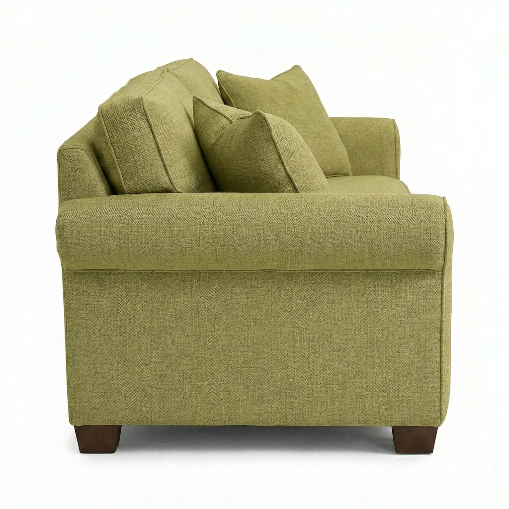 Irlanda 2-Seat Sofa – Made in USA, Polyester Upholstery, Rolled Arms - product detail image 7