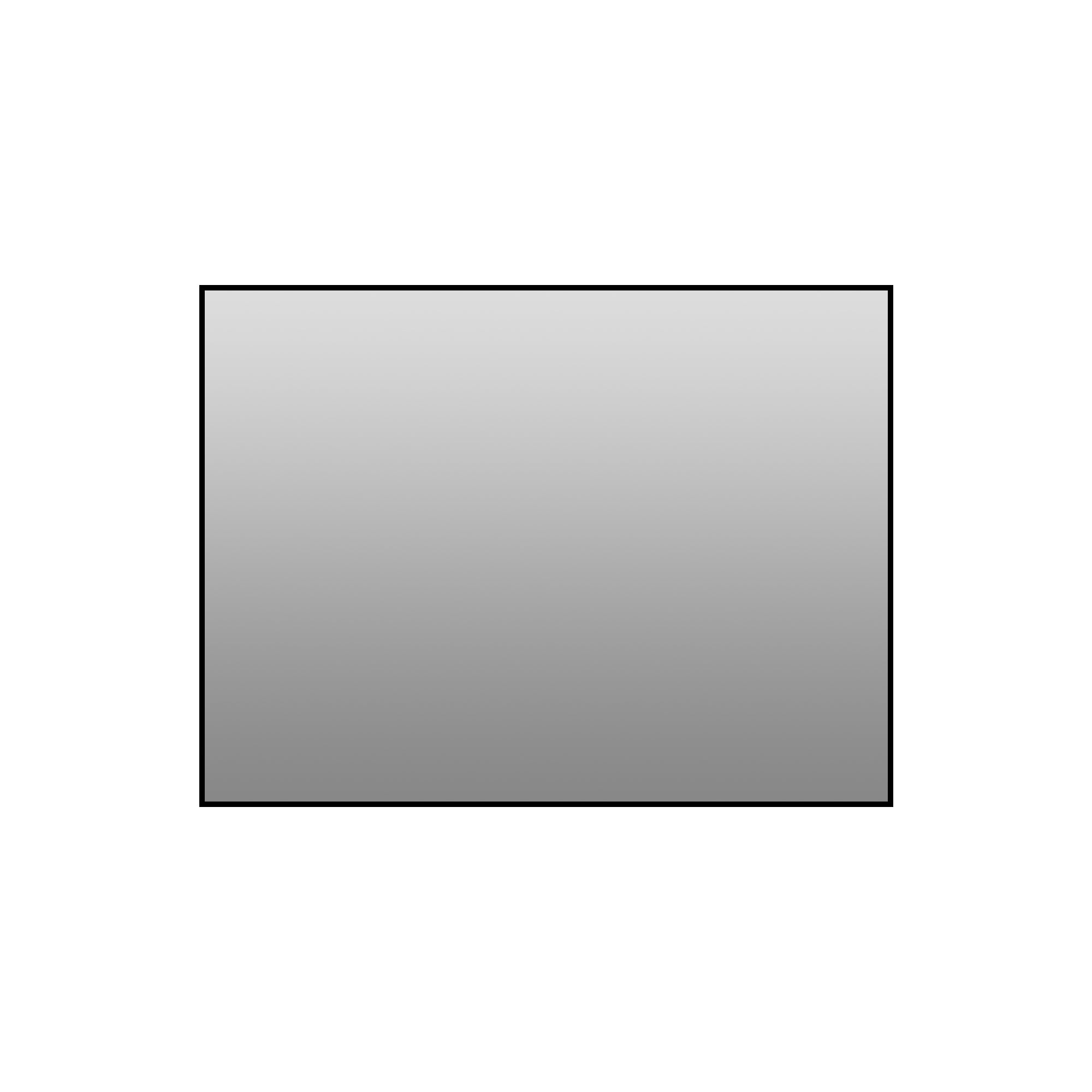 24 x 32 Inch Black Aluminum Bathroom Mirror – HD Copper-Free Silver Glass, Horizontal or Vertical Mount