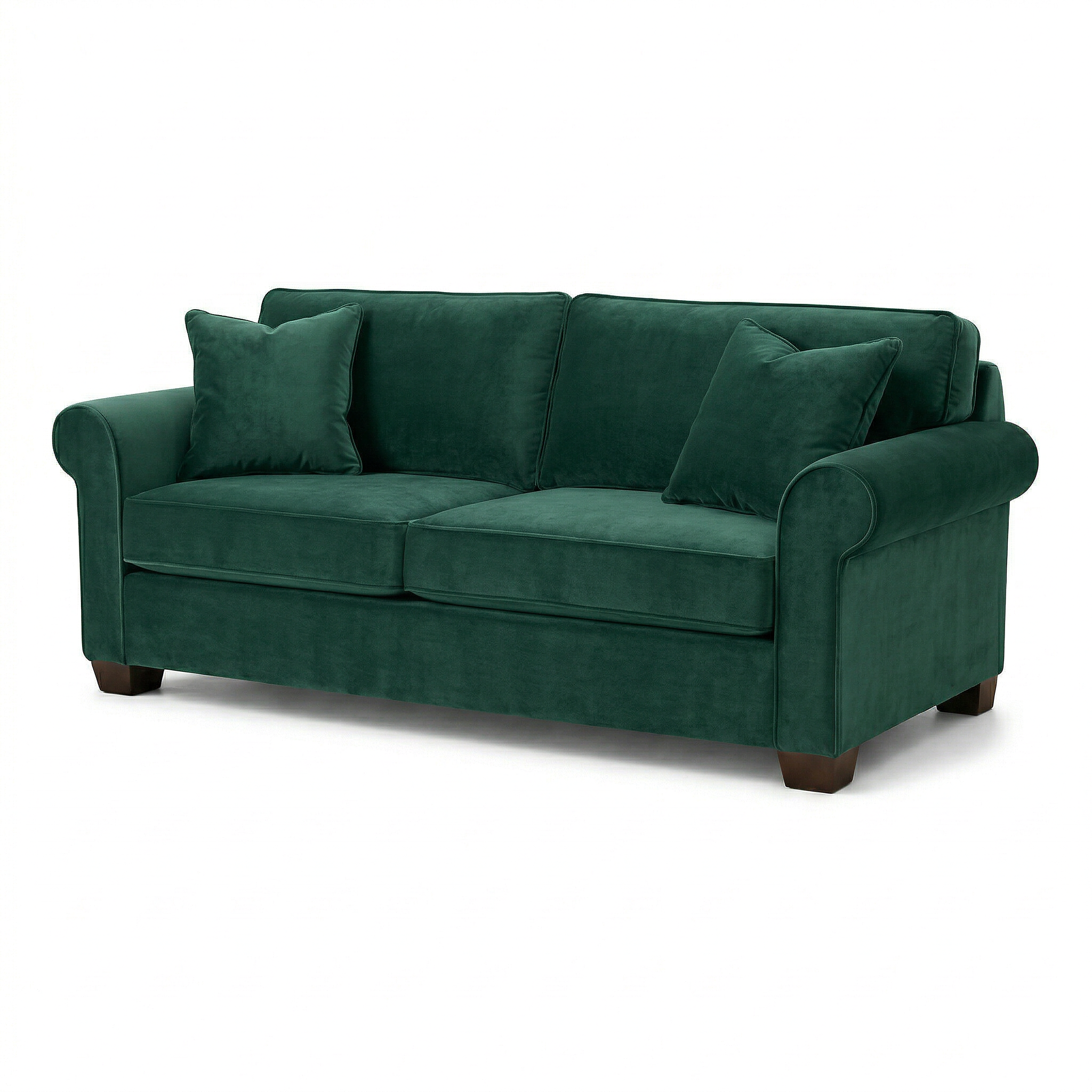 Back view of Irlanda Sofa showing clean lines and cushion back support