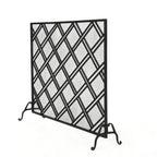 Christopher Knight Home Iron Fireplace Fire Screen – Black - product detail image 7