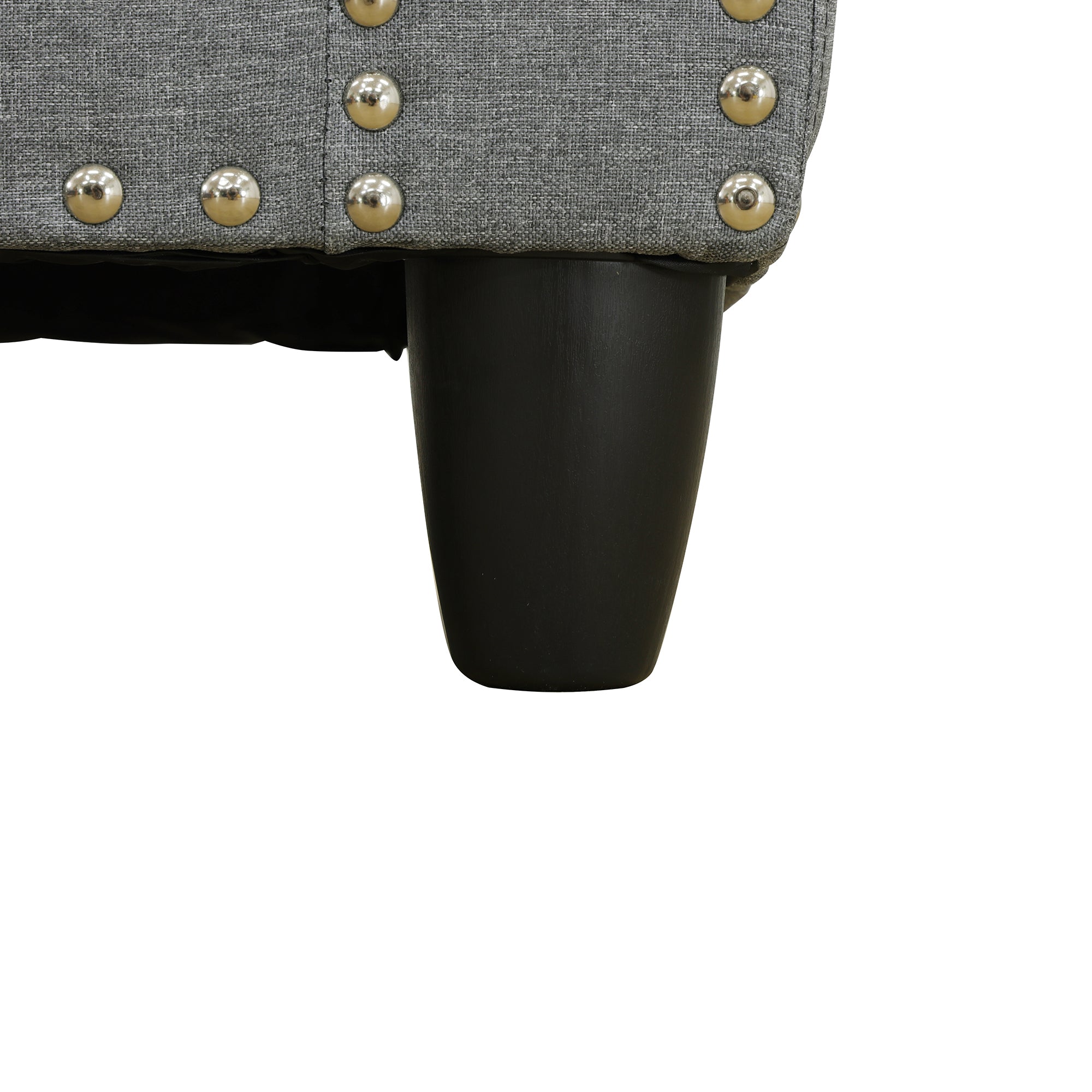 L-Shaped Sectional Sofa with Cup Holders – Dark Gray - product detail image 9