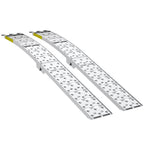 7.5 ft Aluminum Folding Loading Ramps for Pickup Trucks – 1500 lb Capacity, Anti-Slip Surface, 2-Piece Set