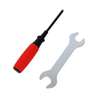 150W Adjustable Temperature Hot Glue Gun with 6 Copper Nozzles & 6 Glue Sticks